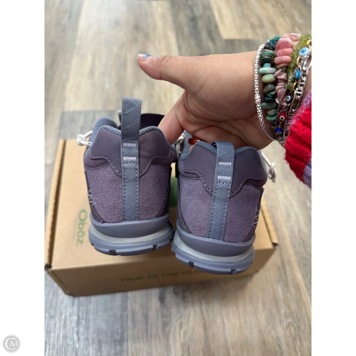 Shoes Athletic By Oboz In Purple, Size: 7