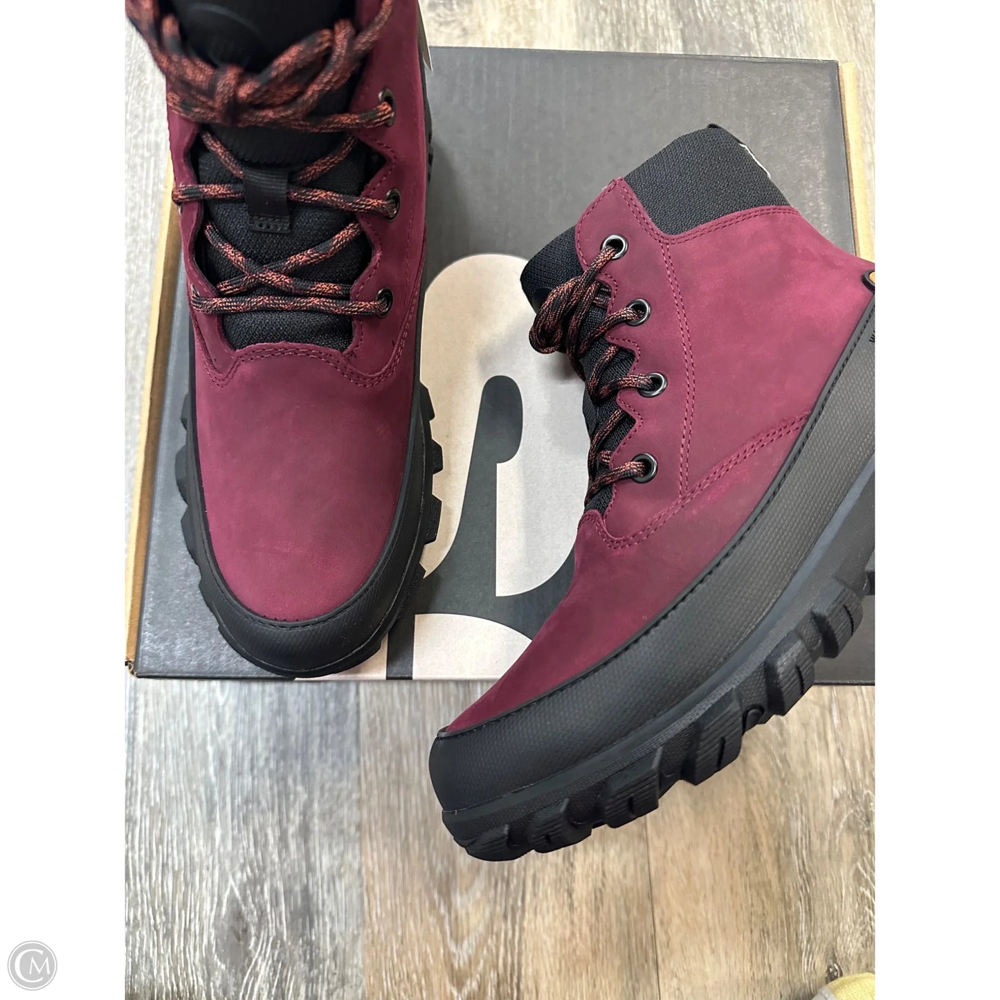 Boots Snow By Bogs In Maroon, Size: 7