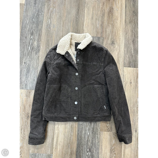 Jacket Faux Fur & Sherpa By Prana In Grey, Size: S