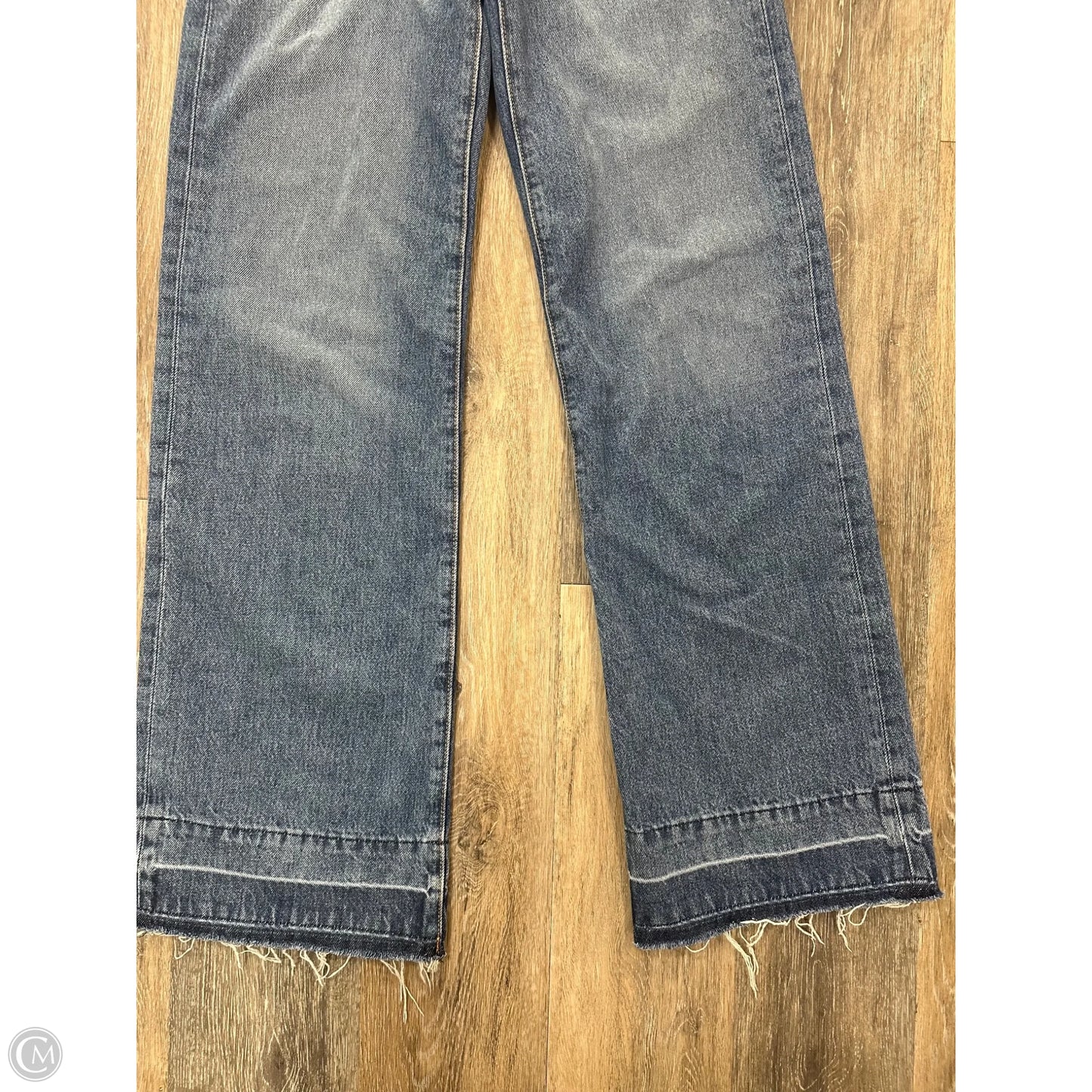 Jeans Wide Leg By Levis In Blue Denim, Size: 0