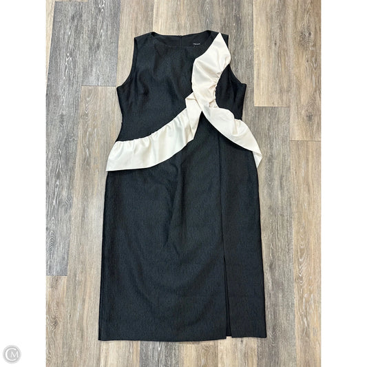 Dress Party Midi By Karen Millen In Black, Size: 18