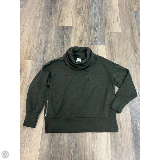 -Athletic Sweatshirt Collar By Varley In Green, Size: S