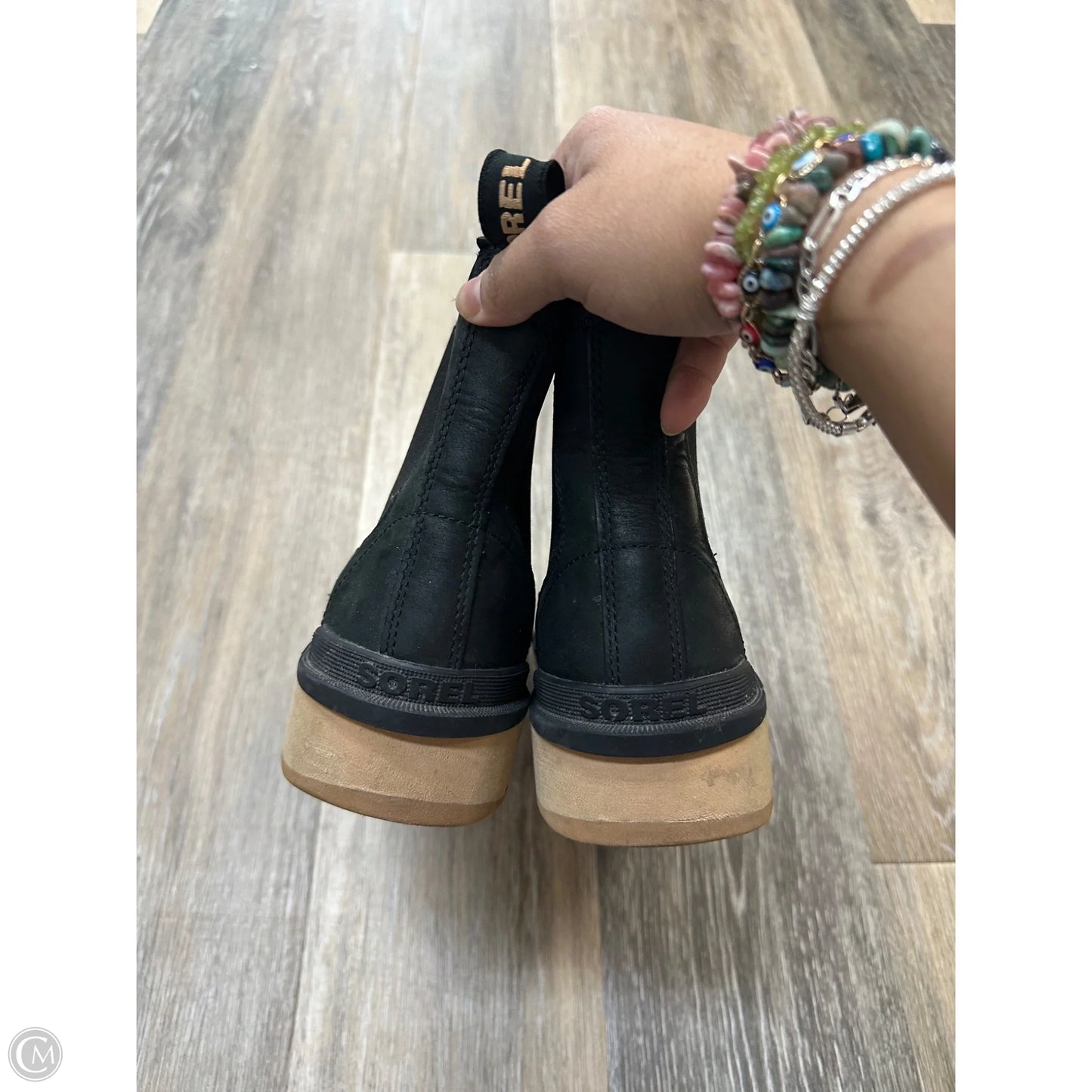 Boots Ankle Flats By Sorel In Black, Size: 9