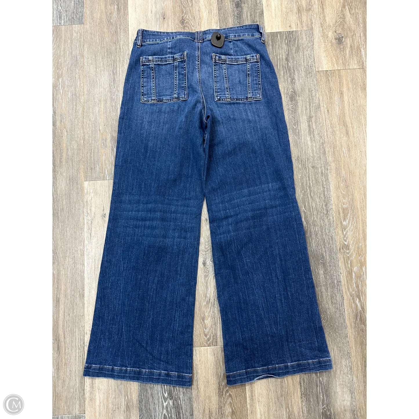Jeans Wide Leg By Kut In Blue Denim, Size: 12