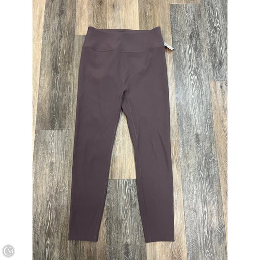 Athletic Leggings By Beyond Yoga In Purple, Size: Xl