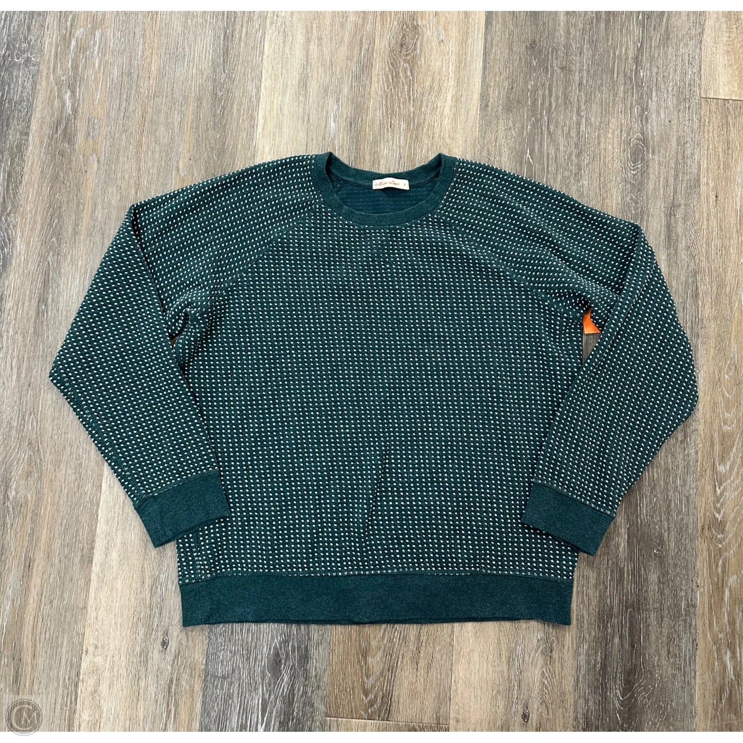 Top Long Sleeve By Marine Layer In Green, Size: L