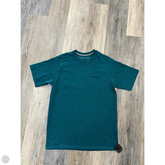Athletic Top Short Sleeve By Patagonia In Green, Size: Xs
