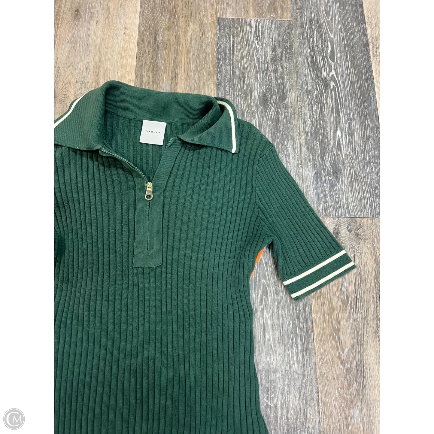 Top Short Sleeve By Varley In Green, Size: S