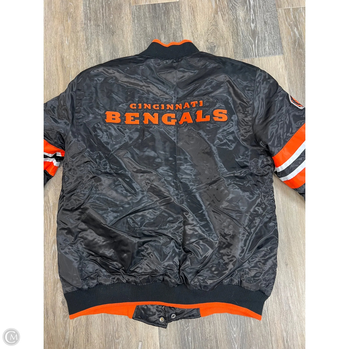 Jacket Other By Starter In Black & Orange, Size: Xl
