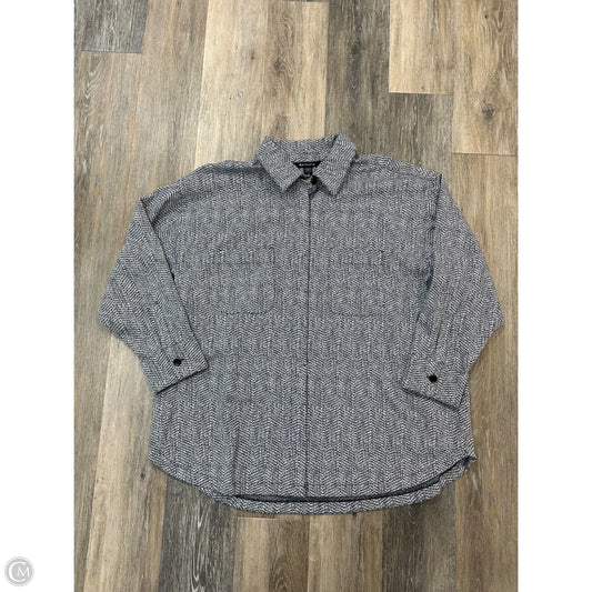 Jacket Shirt By Athleta In Black & White, Size: 1x