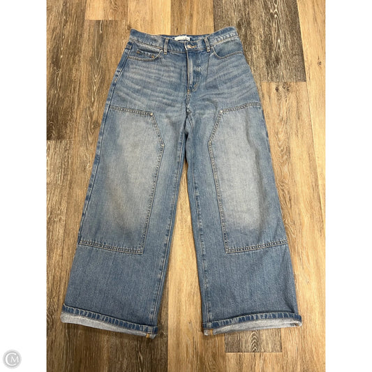 Jeans Wide Leg By Loft In Blue Denim, Size: 4/27