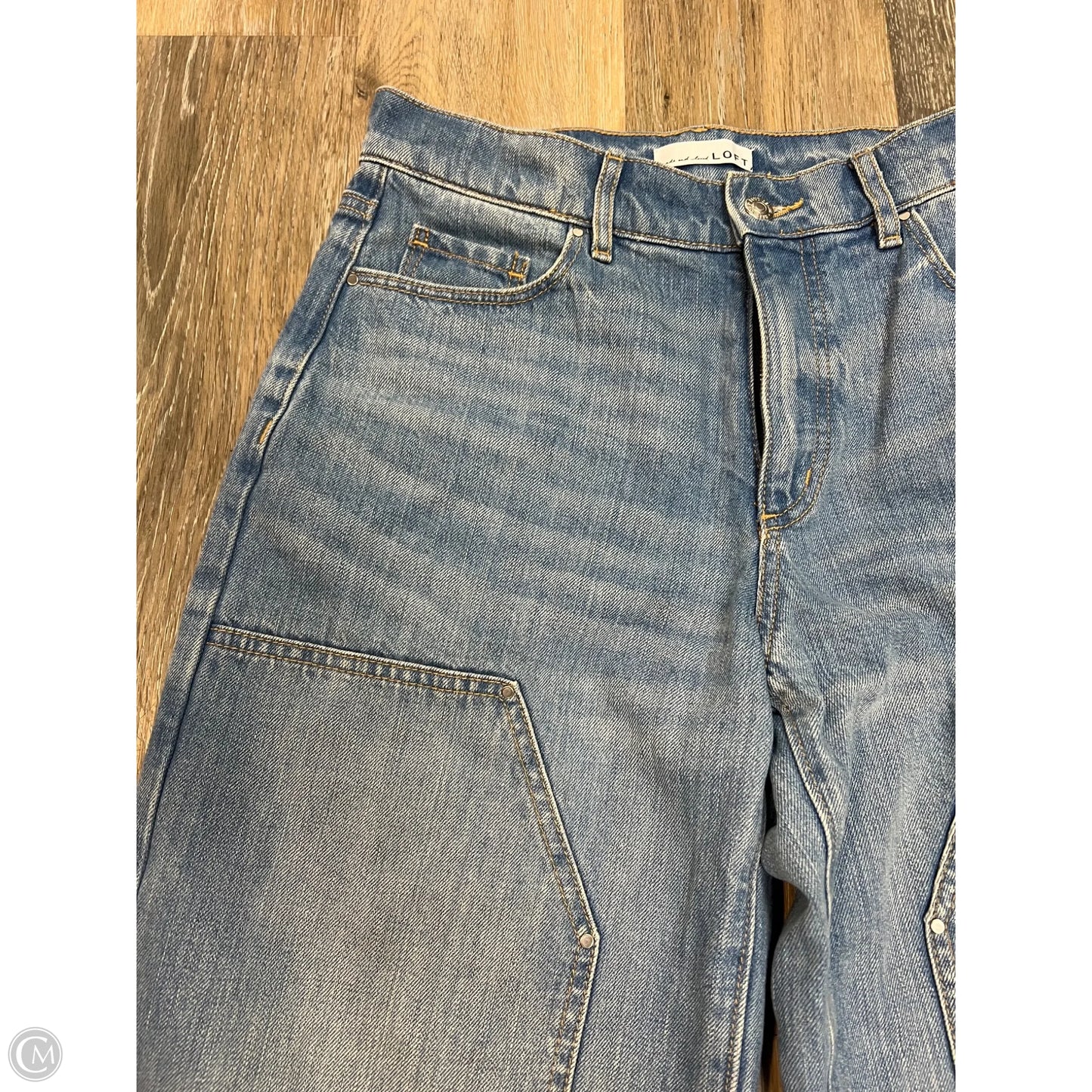 Jeans Wide Leg By Loft In Blue Denim, Size: 4/27