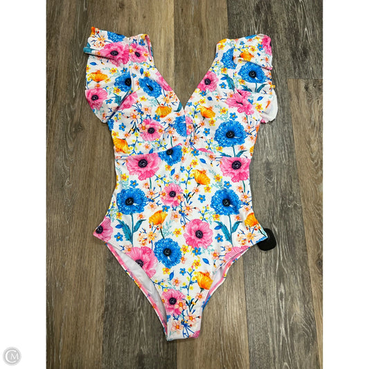 Swimsuit By Binlowis In Floral Print, Size: M