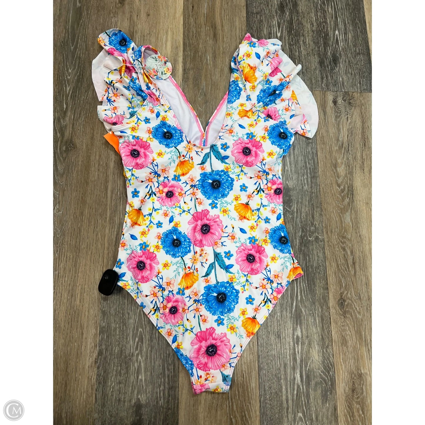 Swimsuit By Binlowis In Floral Print, Size: M
