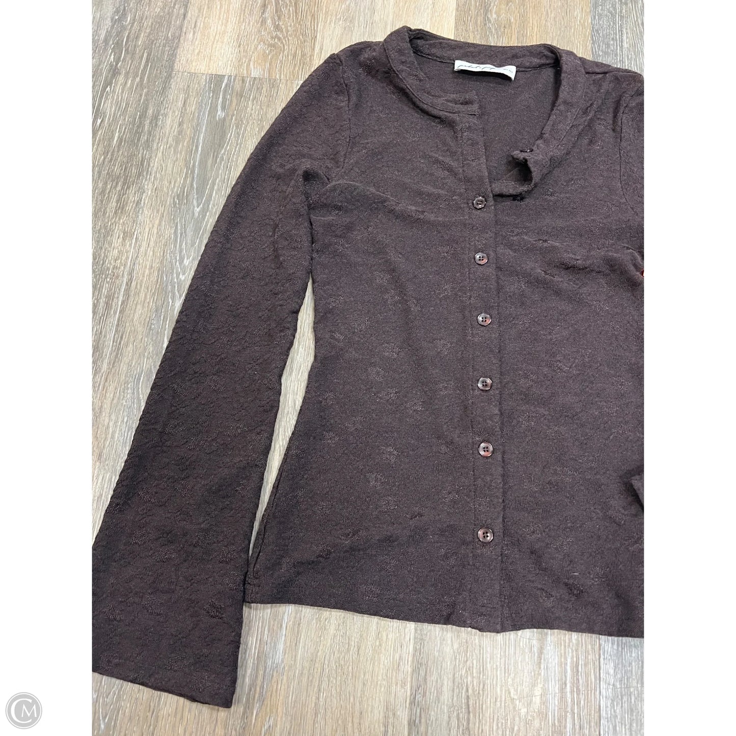 Sweater Cardigan By Petal & Pup In Brown, Size: S