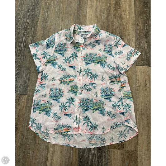 Blouse Short Sleeve By Tommy Bahama In Multi-colored, Size: Xs