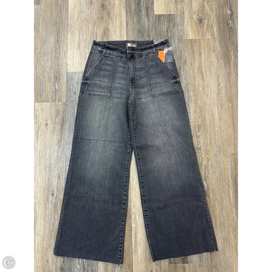 Jeans Wide Leg By Kut In Grey Denim, Size: 8