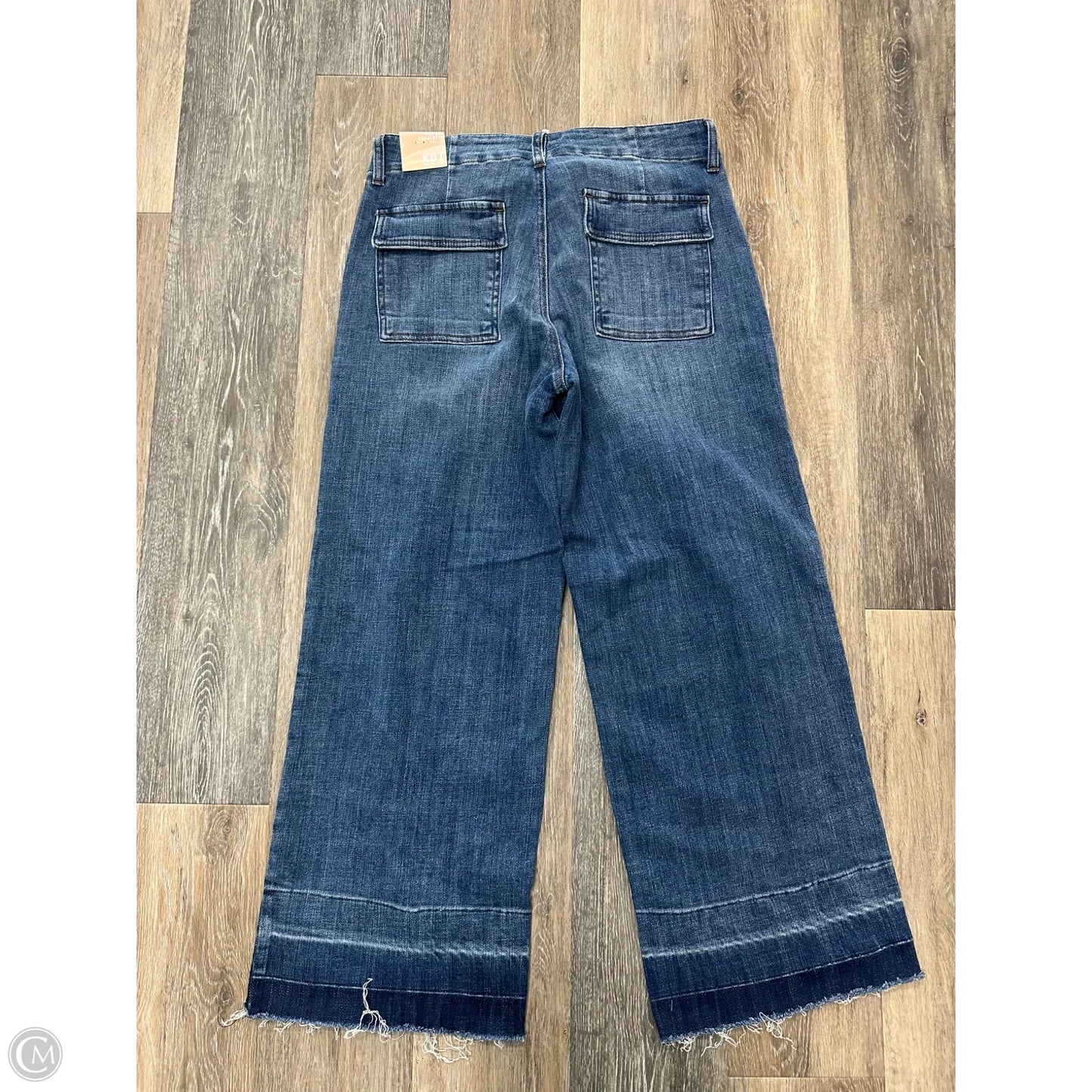 Jeans Wide Leg By Kut In Blue Denim, Size: 8