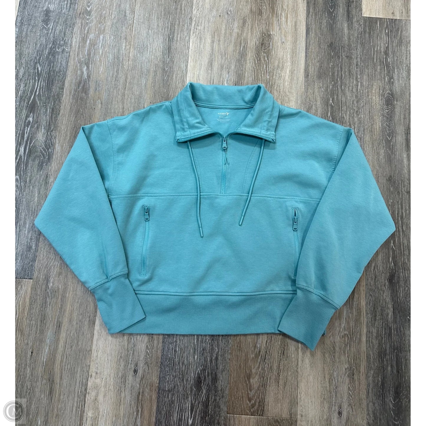 Athletic Sweatshirt Collar By Old Navy In Blue, Size: L