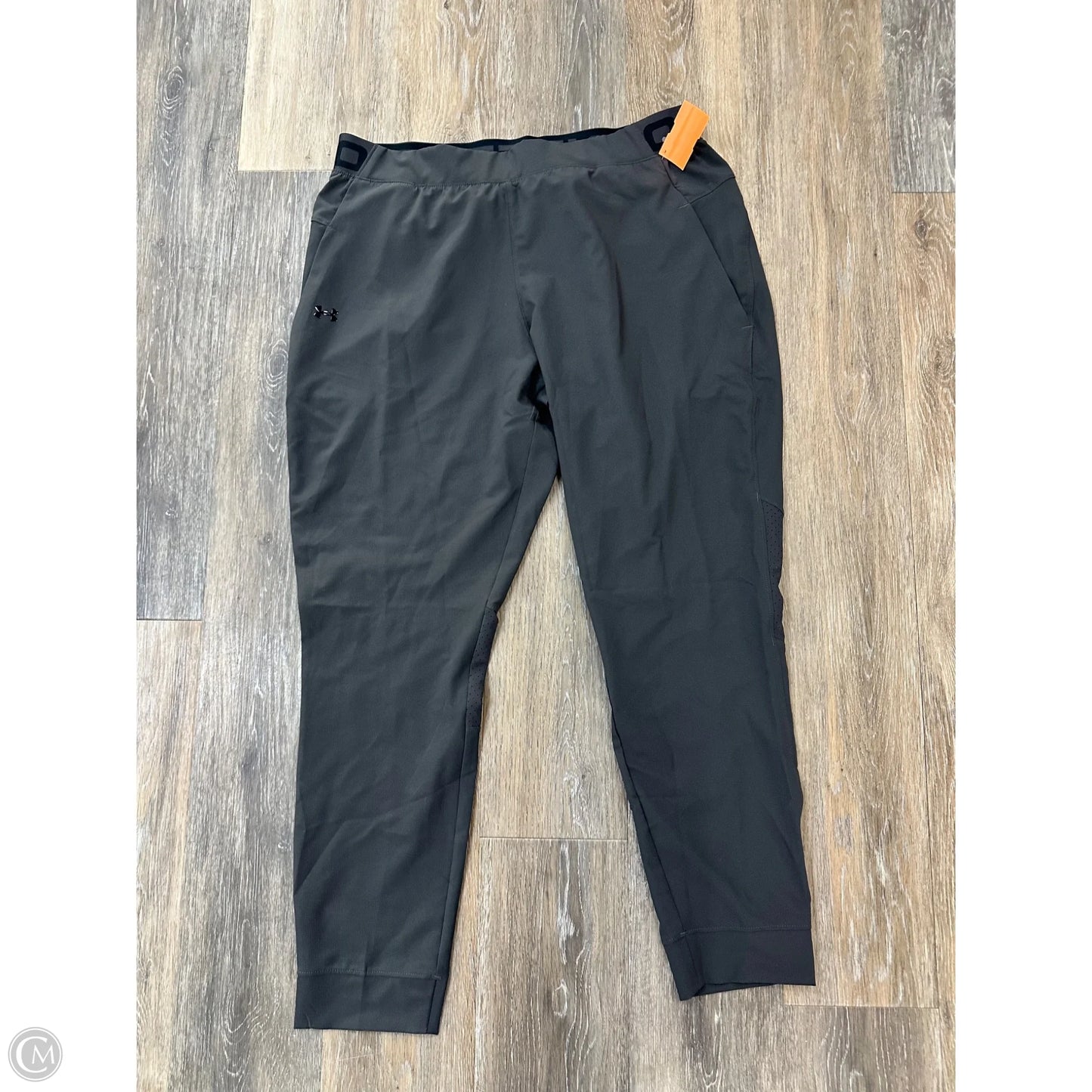 Athletic Pants By Under Armour In Grey, Size: L