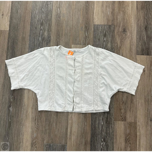 Top Short Sleeve By Aerie In White, Size: S