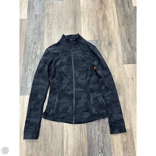 Athletic Jacket By Lululemon In Camouflage Print, Size: 8
