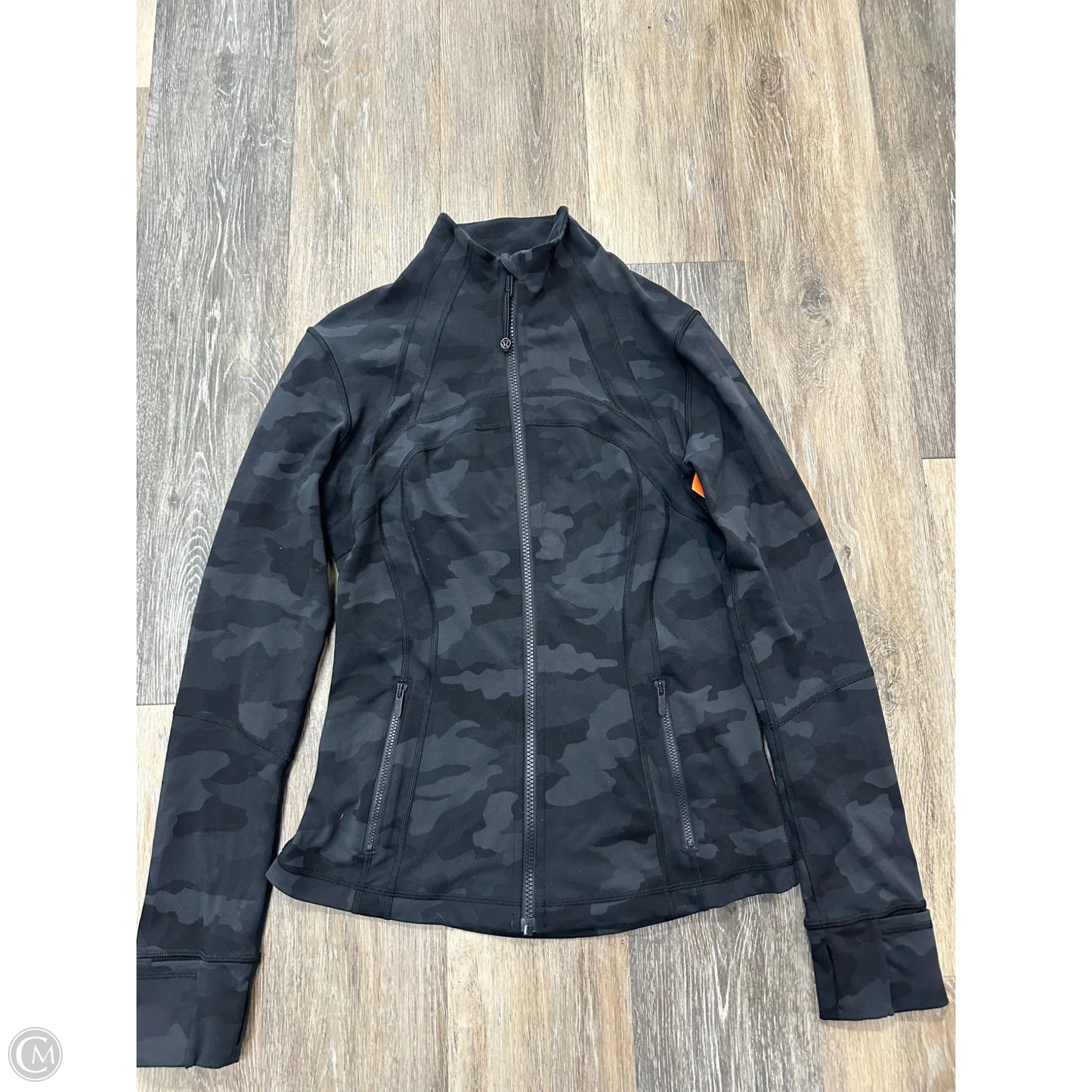 Athletic Jacket By Lululemon In Camouflage Print, Size: 8