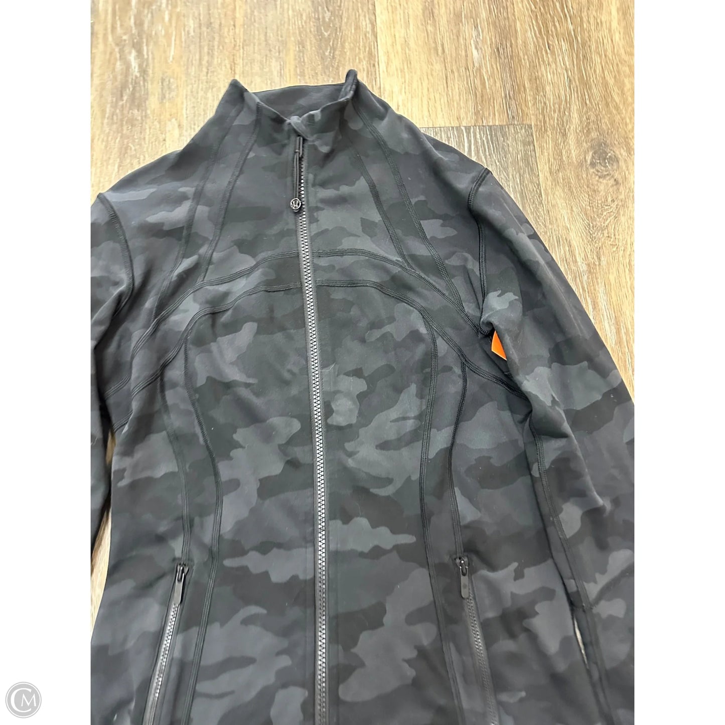 Athletic Jacket By Lululemon In Camouflage Print, Size: 8