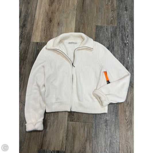 Sweater Cardigan By Abercrombie And Fitch In Cream, Size: S