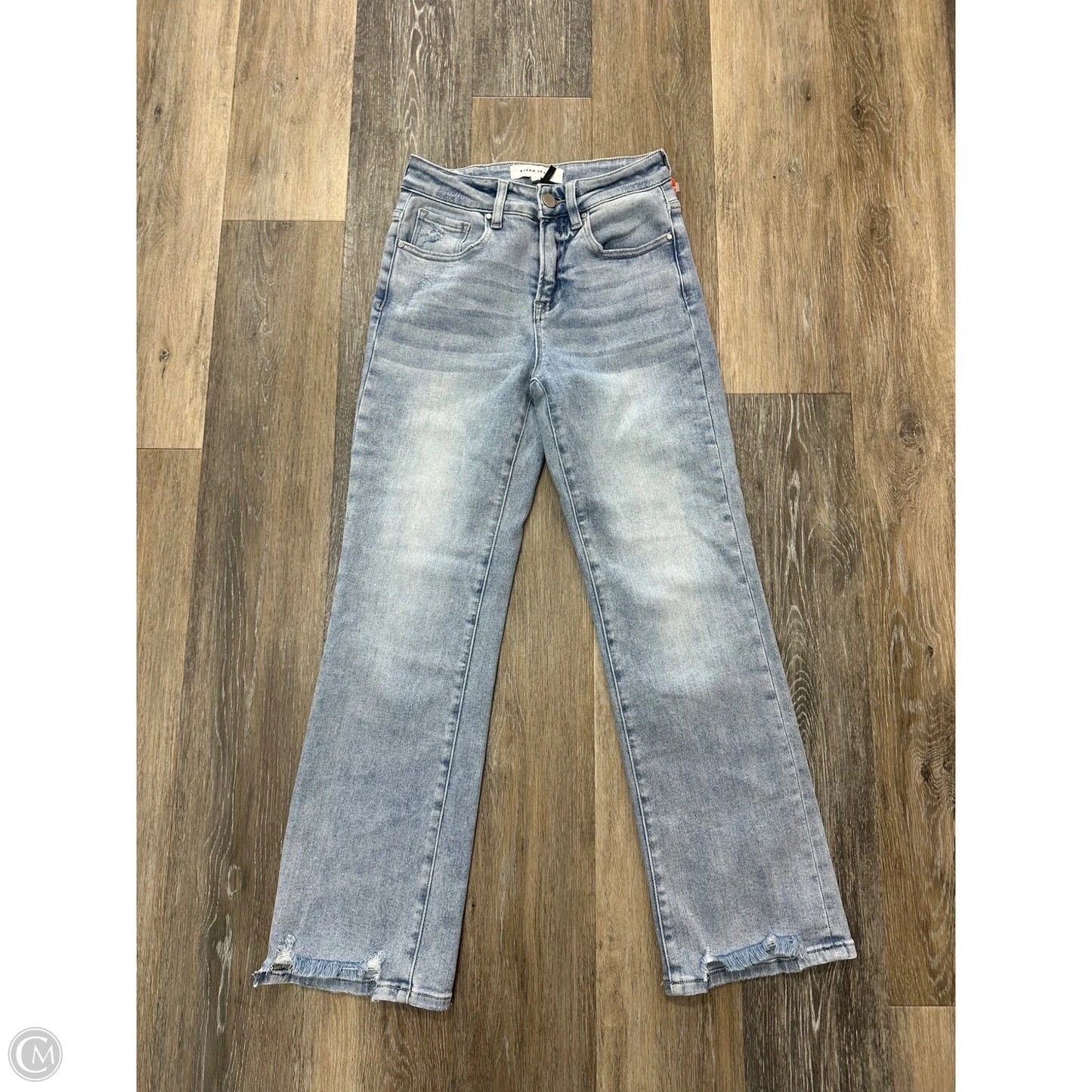 -Jeans Straight By Risen In Blue Denim, Size: 0