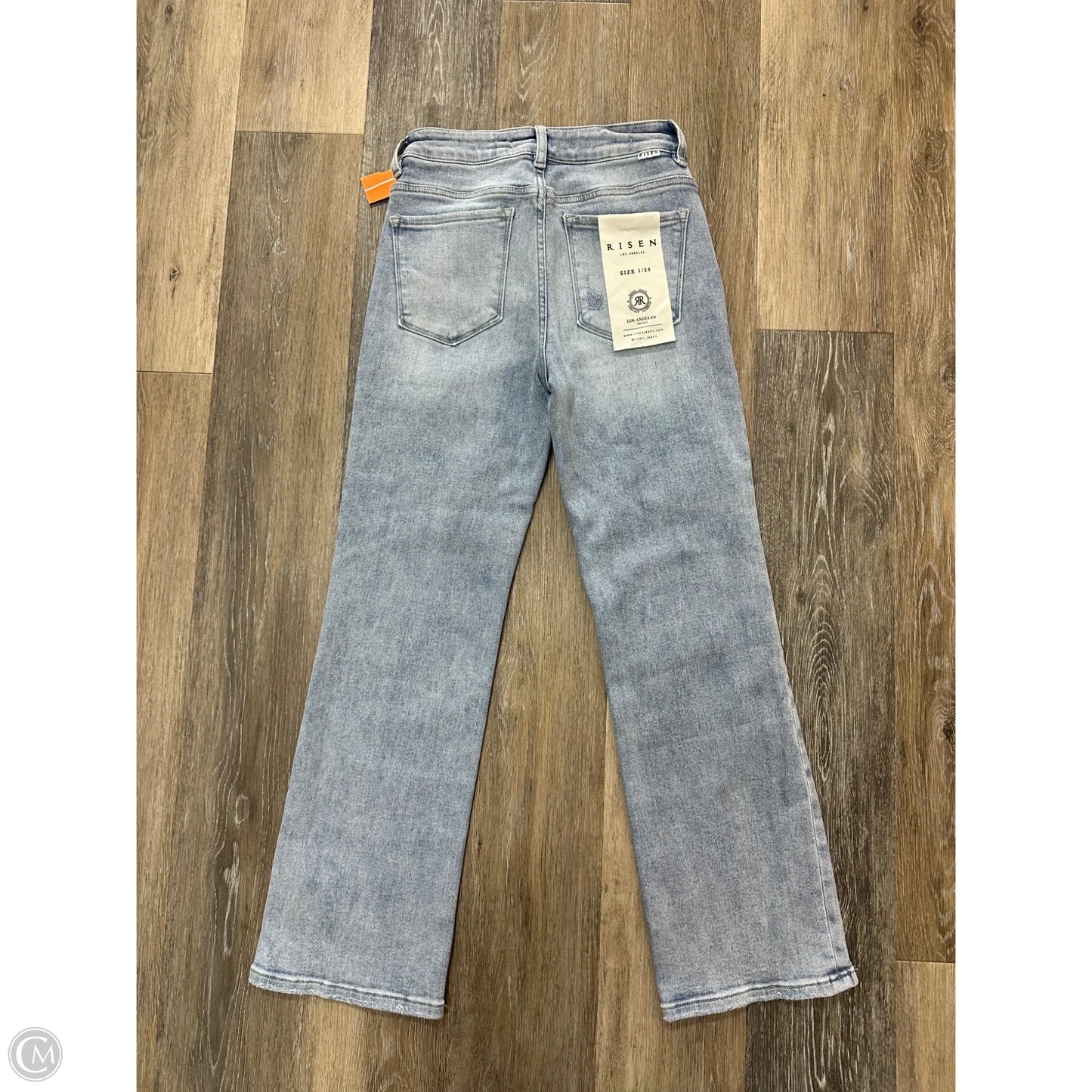 -Jeans Straight By Risen In Blue Denim, Size: 0