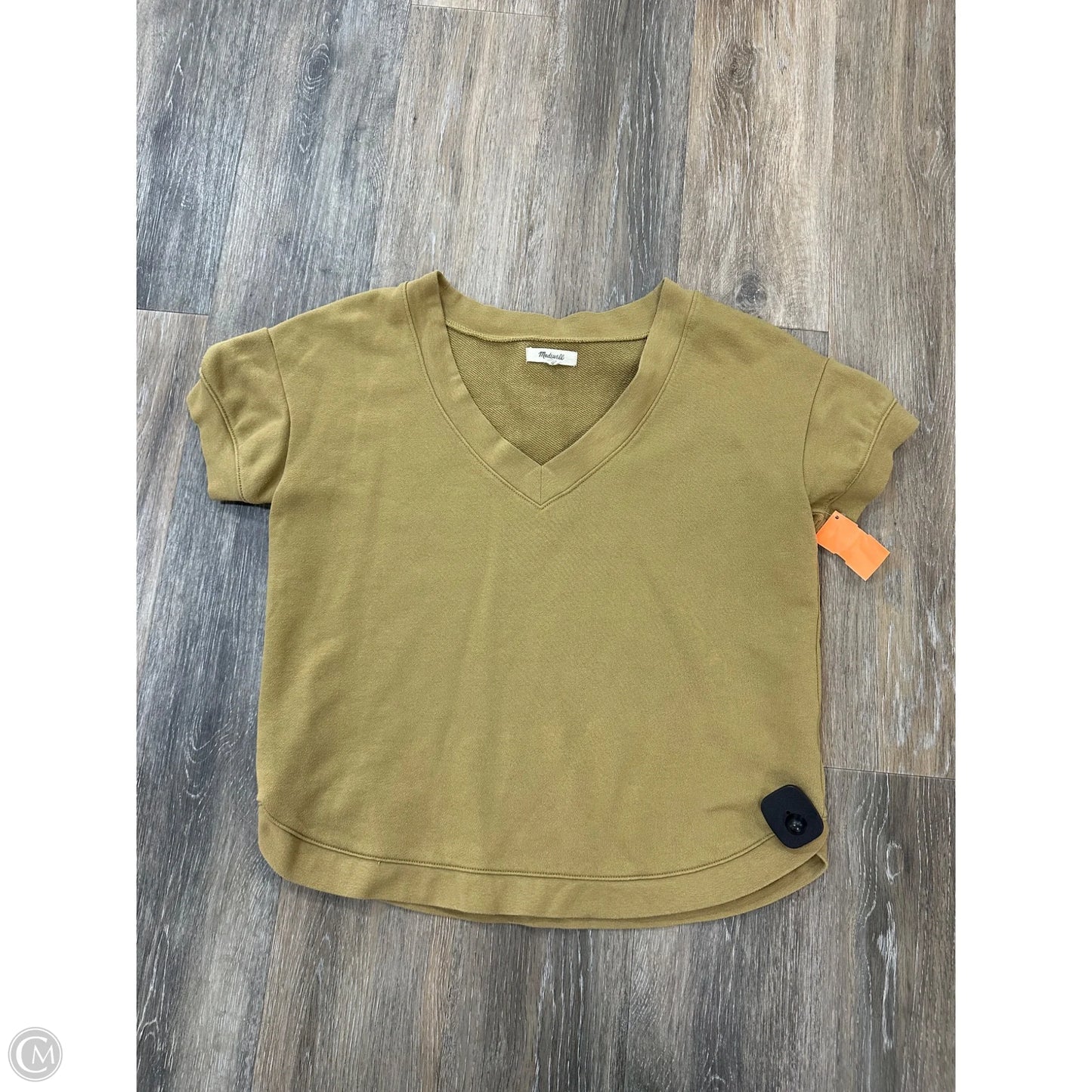 Top Short Sleeve By Madewell In Green, Size: S