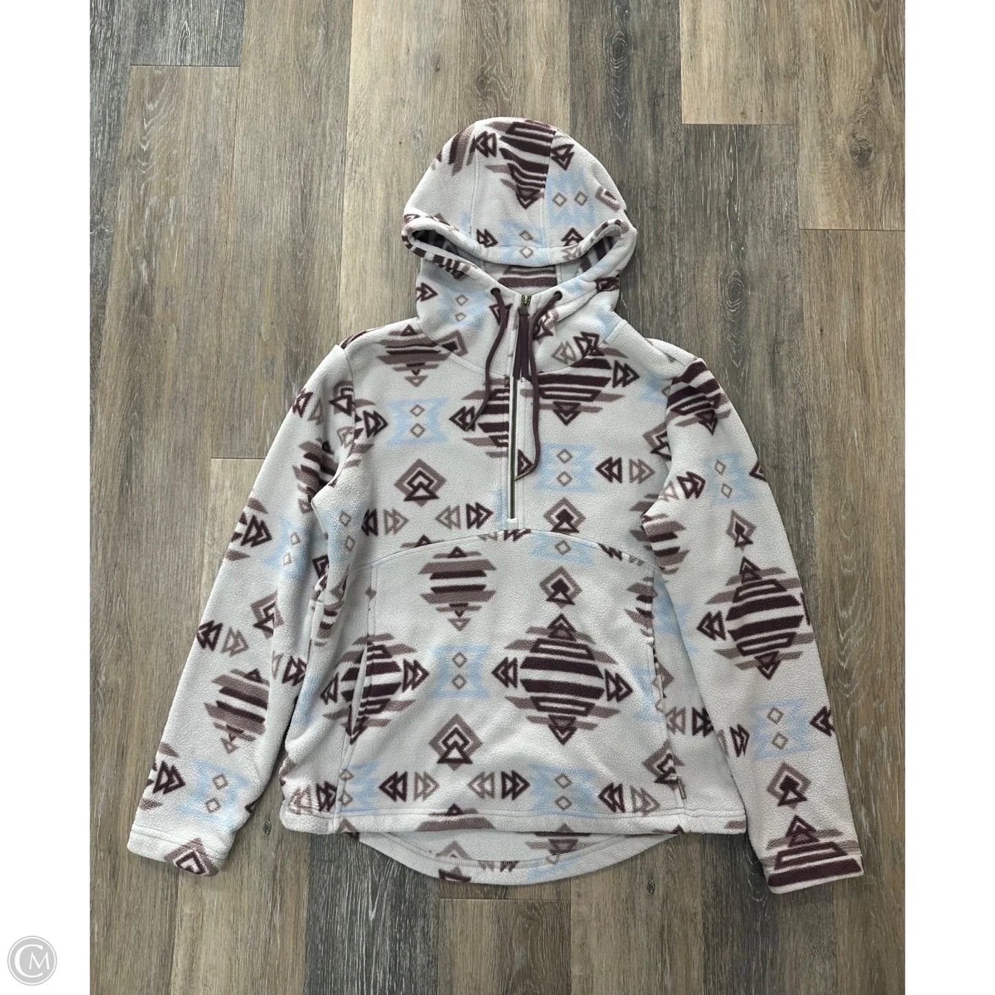 Athletic Sweatshirt Hoodie By Avalanche In Multi-colored, Size: L