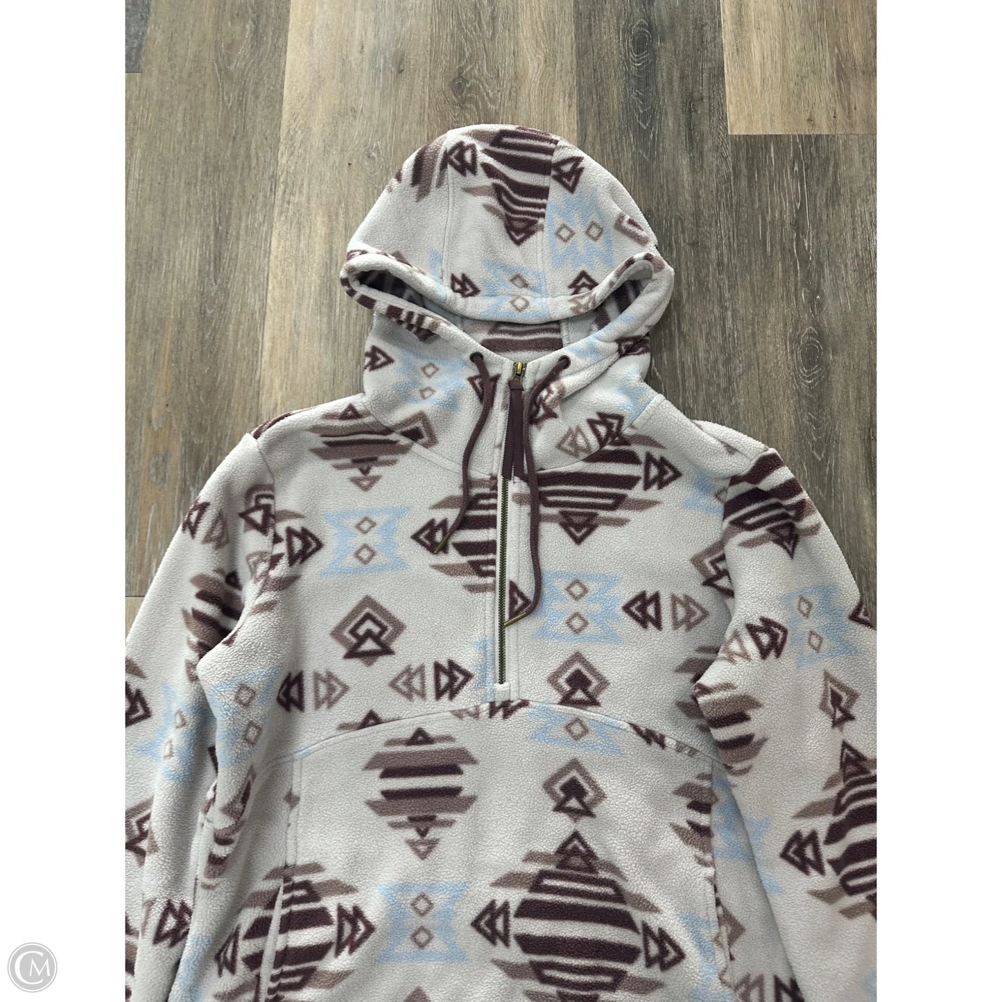 Athletic Sweatshirt Hoodie By Avalanche In Multi-colored, Size: L