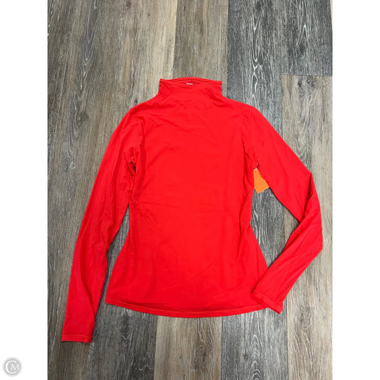 Top Long Sleeve By Skims In Red, Size: M