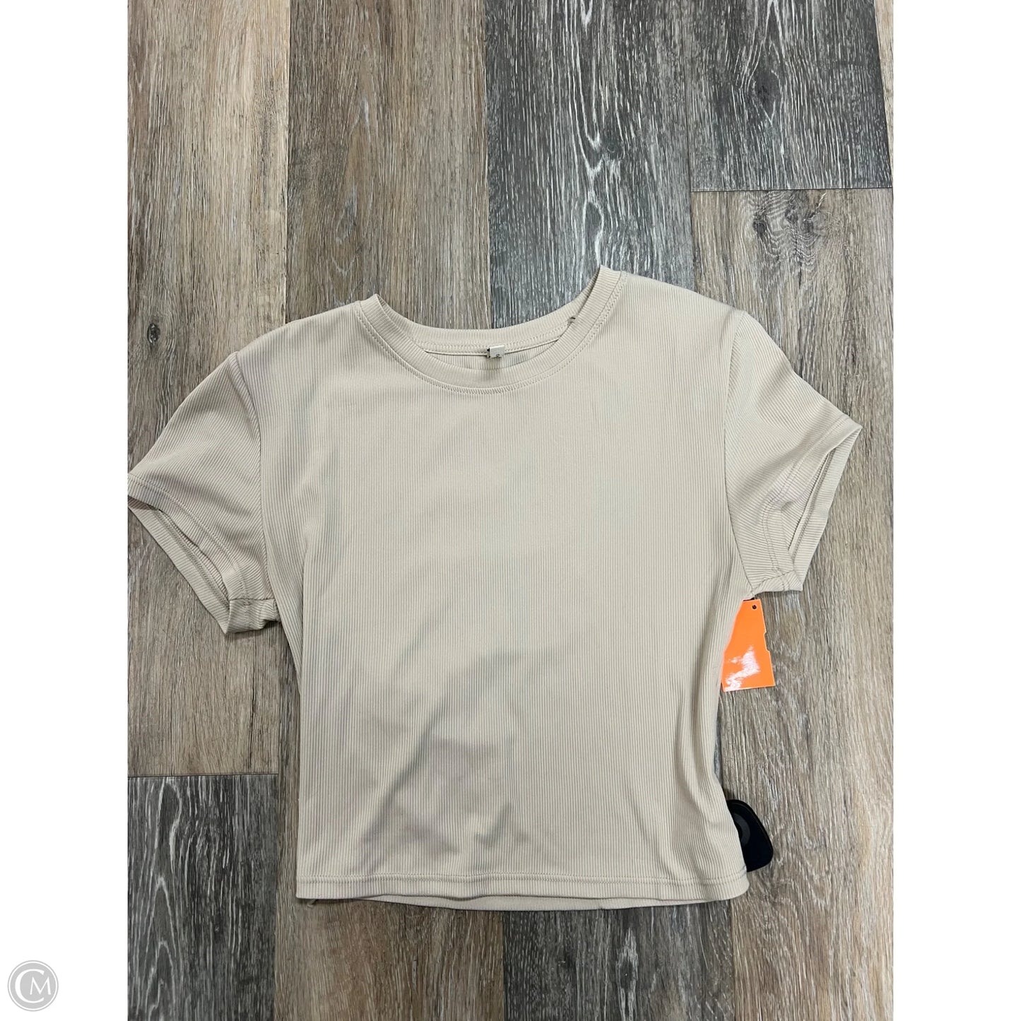 Athletic Top Short Sleeve By 7 Diamonds In Cream, Size: M