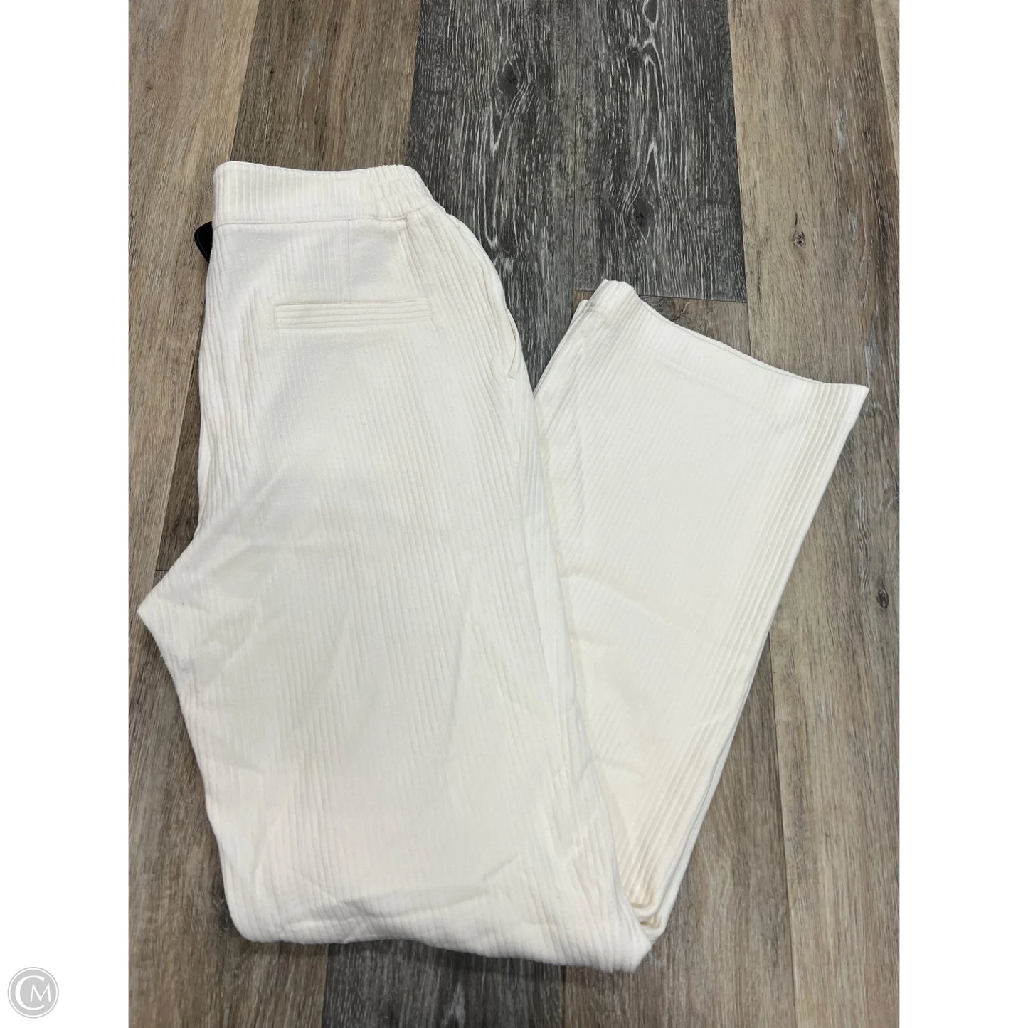 Pants Wide Leg By Varley In Cream, Size: S