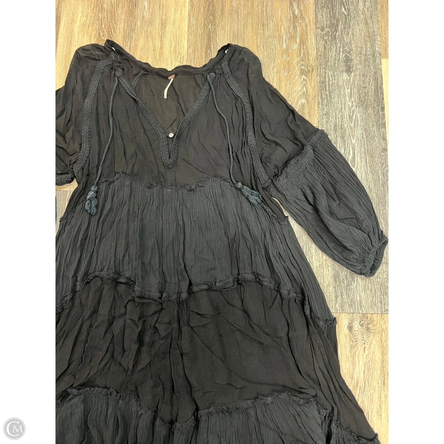 Dress Casual Midi By Free People In Black, Size: Xs
