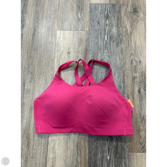 Athletic Bra By Lululemon In Pink, Size: 38c