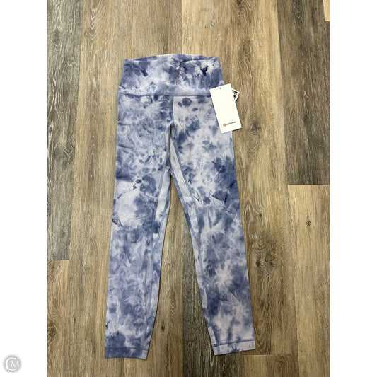 Athletic Leggings By Lululemon In Tie Dye Print, Size: 6