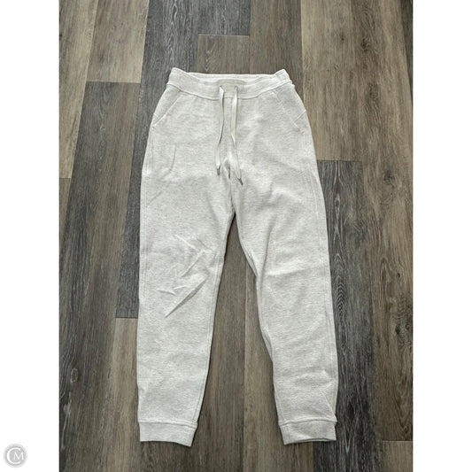 Athletic Pants By Lululemon In Cream, Size: 4