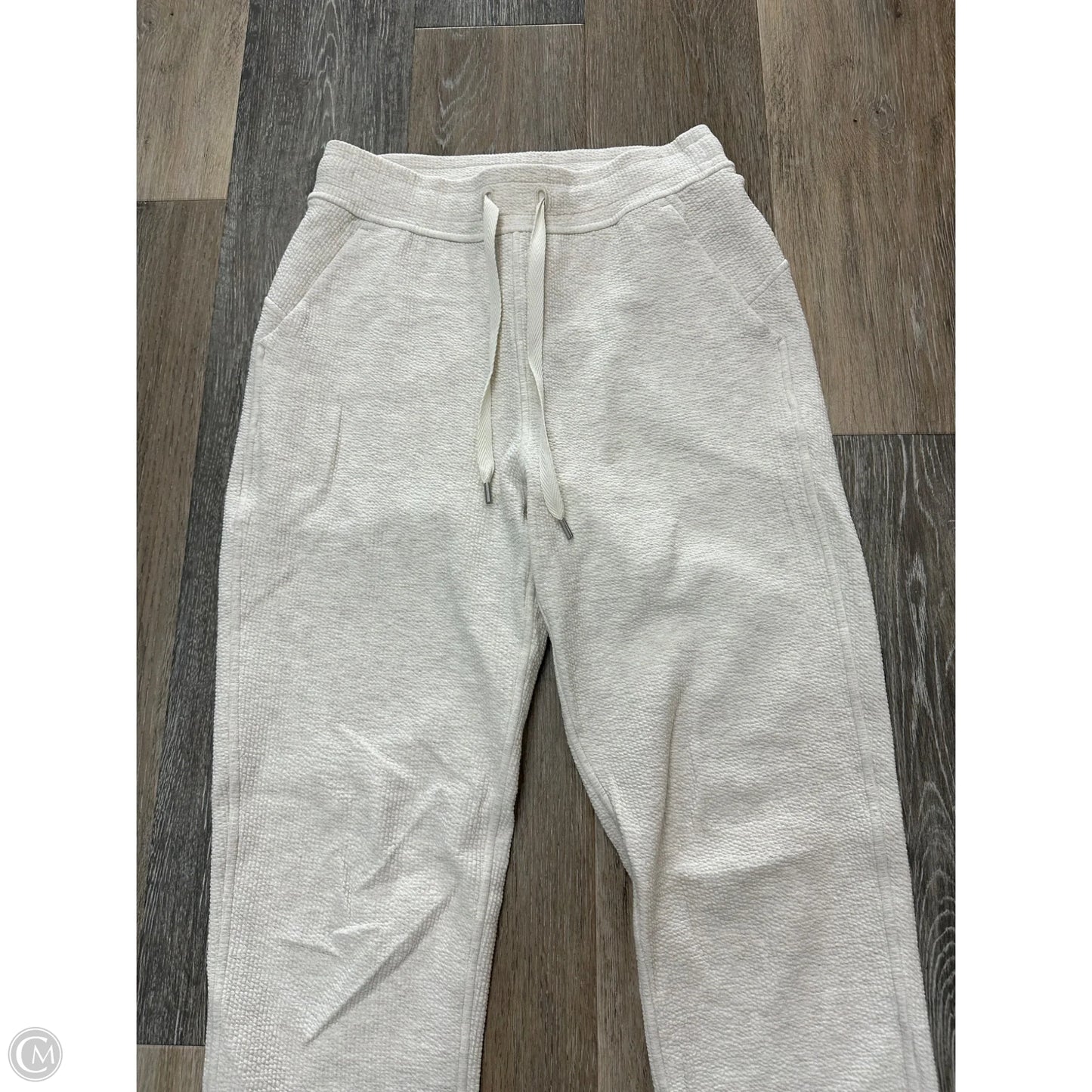 Athletic Pants By Lululemon In Cream, Size: 4