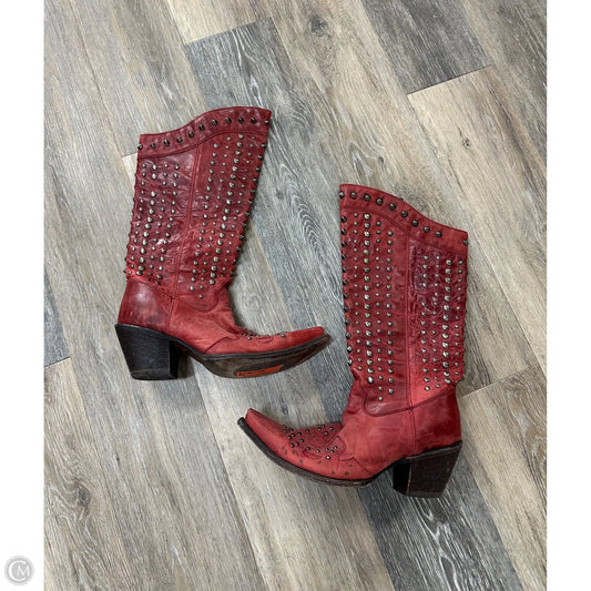 Boots Western By Corral In Red, Size: 8.5