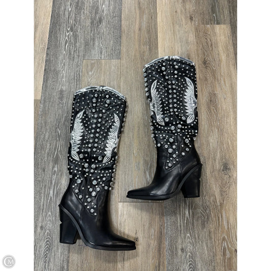 Boots Western By Azalea Wang In Black, Size: 8.5