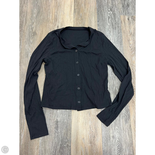 Top Long Sleeve By Lululemon In Black, Size: S