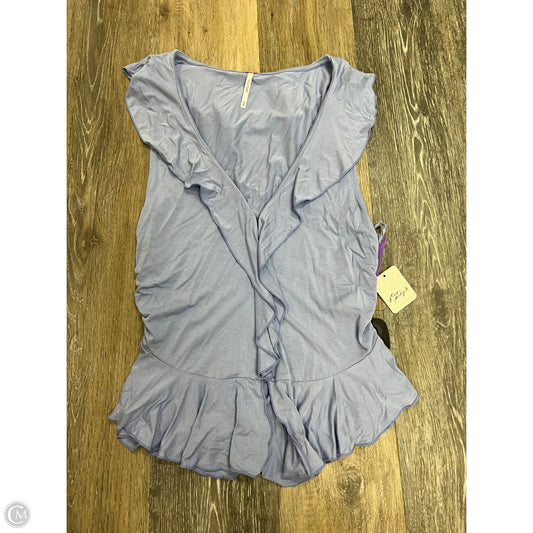 Top Sleeveless By Free People In Blue, Size: M