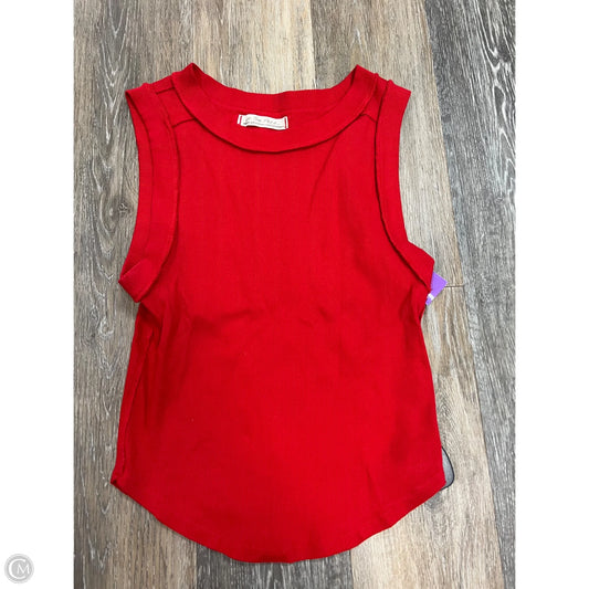 Tank Top By We The Free In Red, Size: M