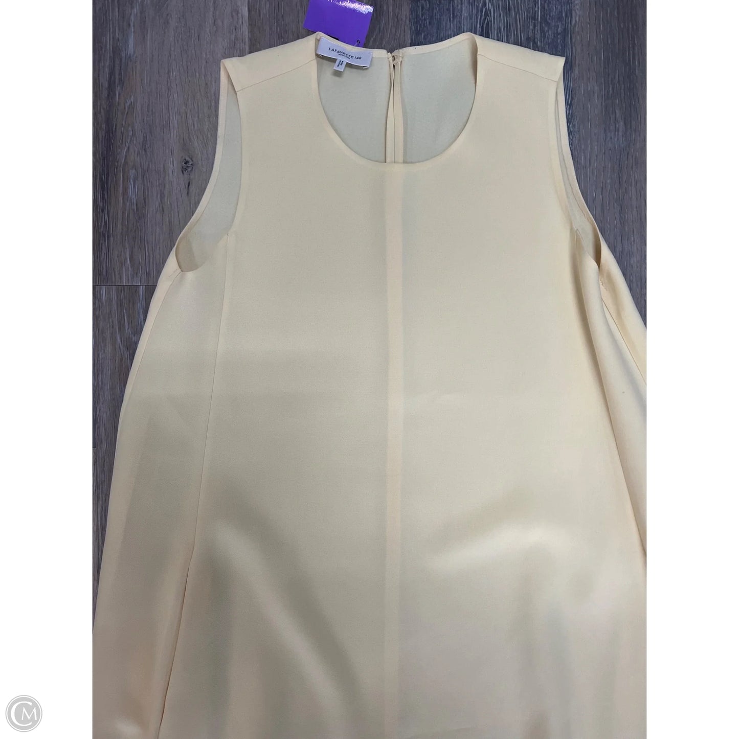 Dress Designer By Lafayette 148 In Yellow, Size: M