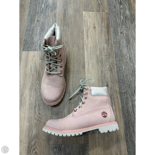 Boots Combat By Timberland In Pink, Size: 8.5