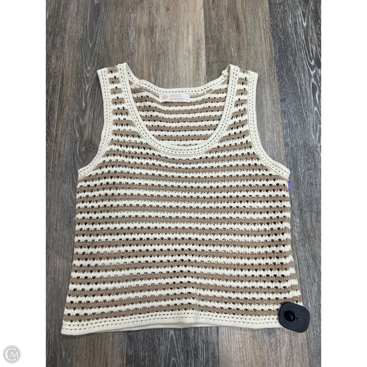 Tank Top By Leela & Lavender In Striped Pattern, Size: M